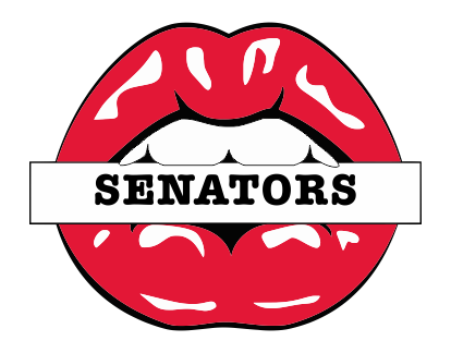 Ottawa Senators Lips Logo iron on paper